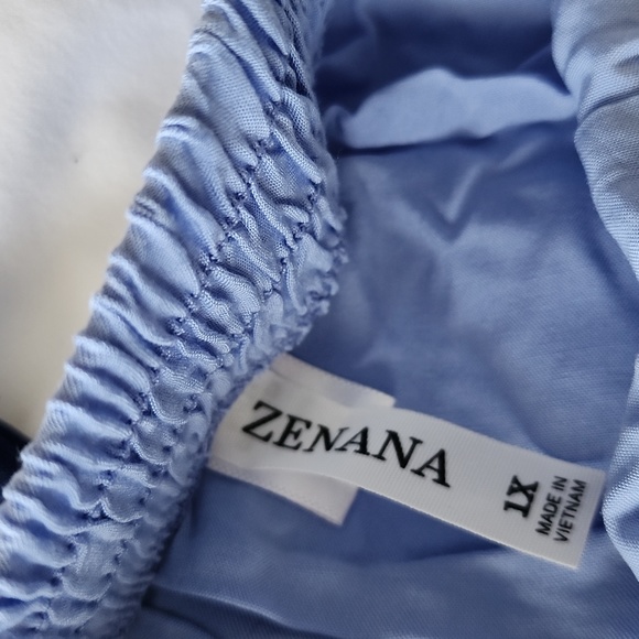 Zenana maxi skirts. I have two size 1X in Blue. One in orig pkg. One XL Rose - Picture 4 of 6